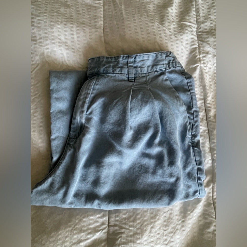 GAP Wide Leg Chambray Trouser